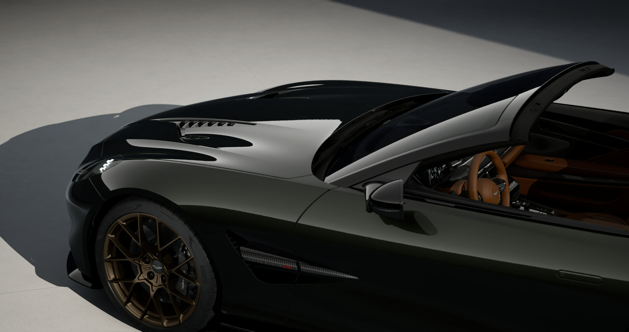 Ready2Drive Aston Martin Vanquish Volante Minotaur Green - 5